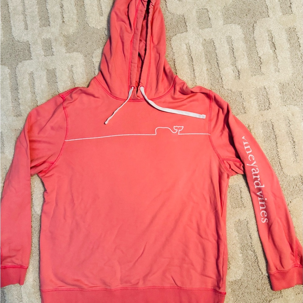 Vineyard Vines Men's Pink Hoodie Sweater